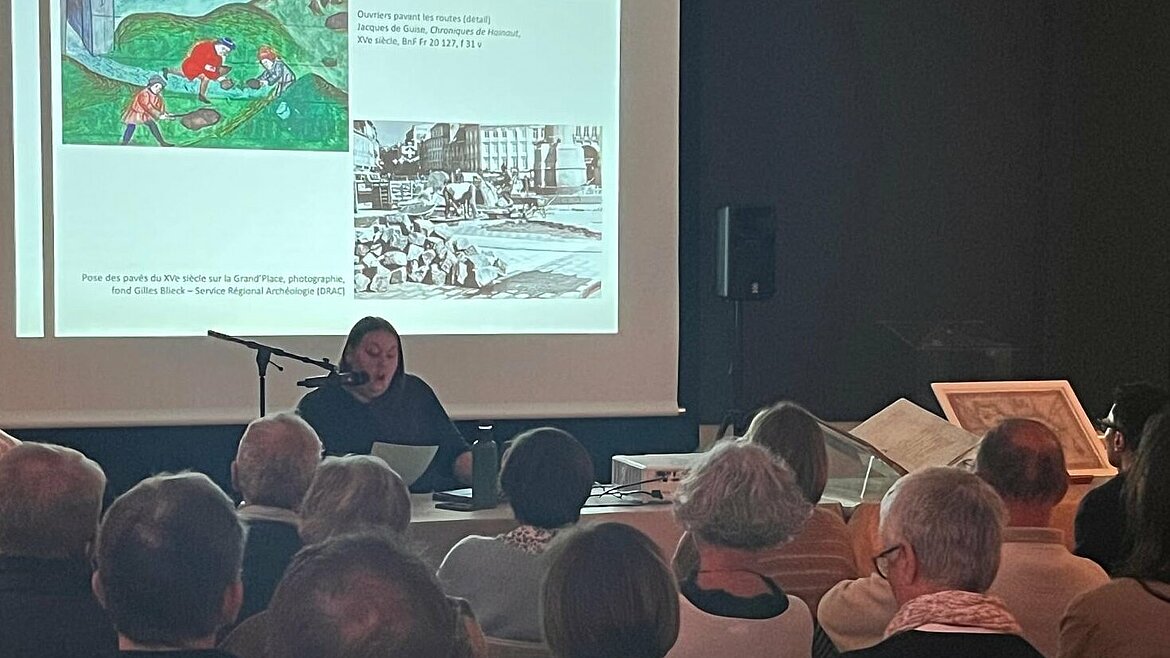 Photo de la conférence "Faire l'histoire de Lille au Moyen Âge, état d'une recherche en cours"